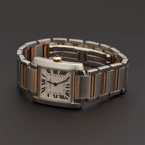 cartier tank francaise used|cartier tank francaise two tone.